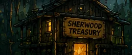 Sherwood Treasury at night